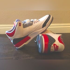 Jordan 3 Retro Fire Red. Men’s SZ. 11.5 Brand New ( without box )